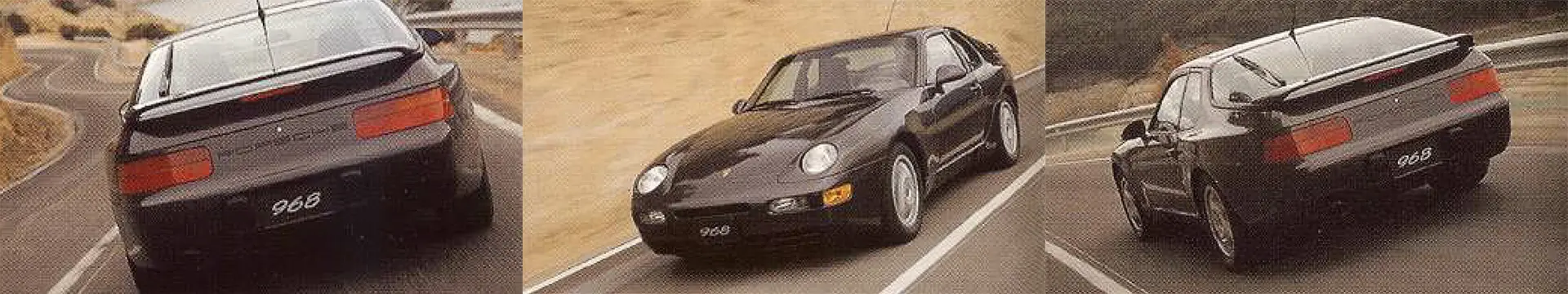Porsche 968 Coupe Driving